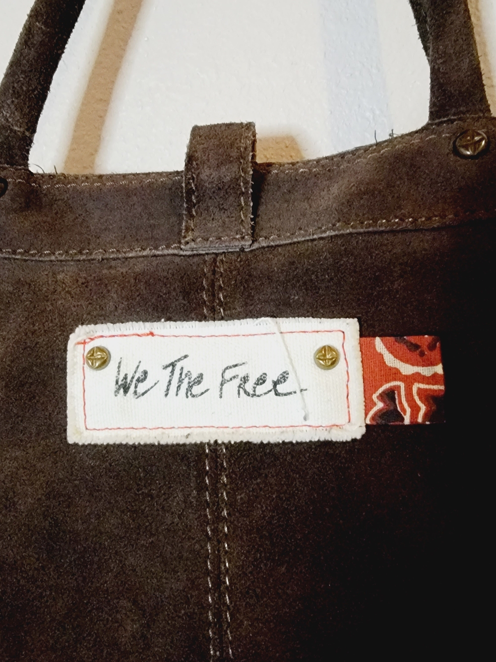 Vintage We The Free Pairs Suede Convertible Backpack Bag - Picture 8 of 13